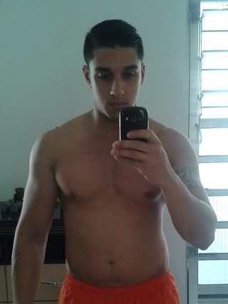 David Silva em março de 2013, antes (foto: acervo pessoal)
